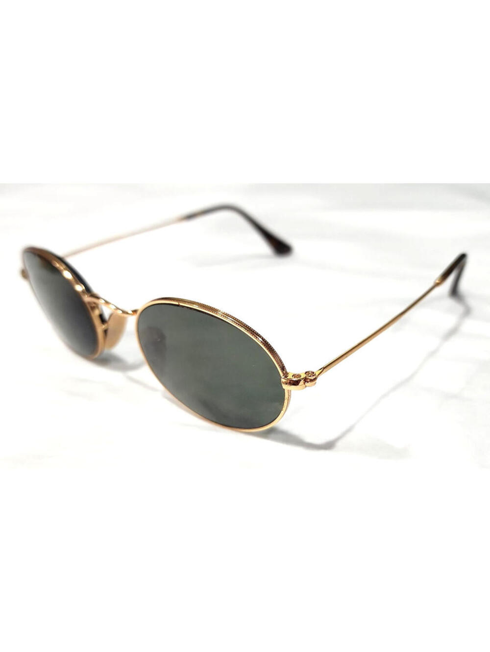 Ray Ban RB3547N 001 NO Lenses Gold Metal Round Sunglasses Frame 51-21 145
